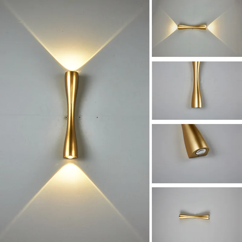 

Led Wall Lamp Interior Wall Light Indoor IP65 Waterproof Outdoor Lighting For Home AC 85-265V Bedroom Bedside Light Fixture 6W