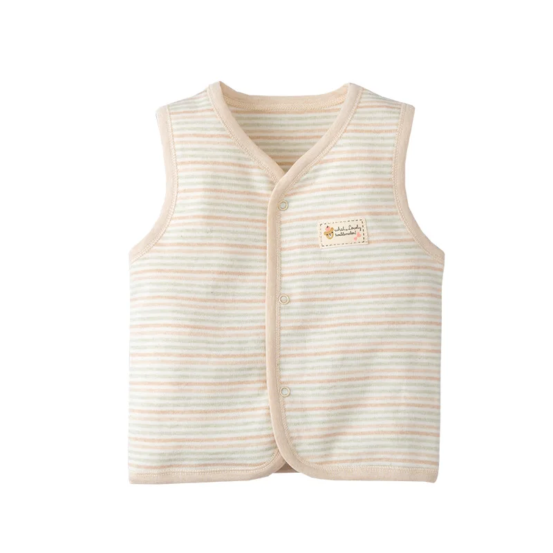 

Spring Organic Cotton Baby Warm Vest Unisex Clothes Children Kids clothing Girl Waistcoat Toddler Infant Outwear 0-24M