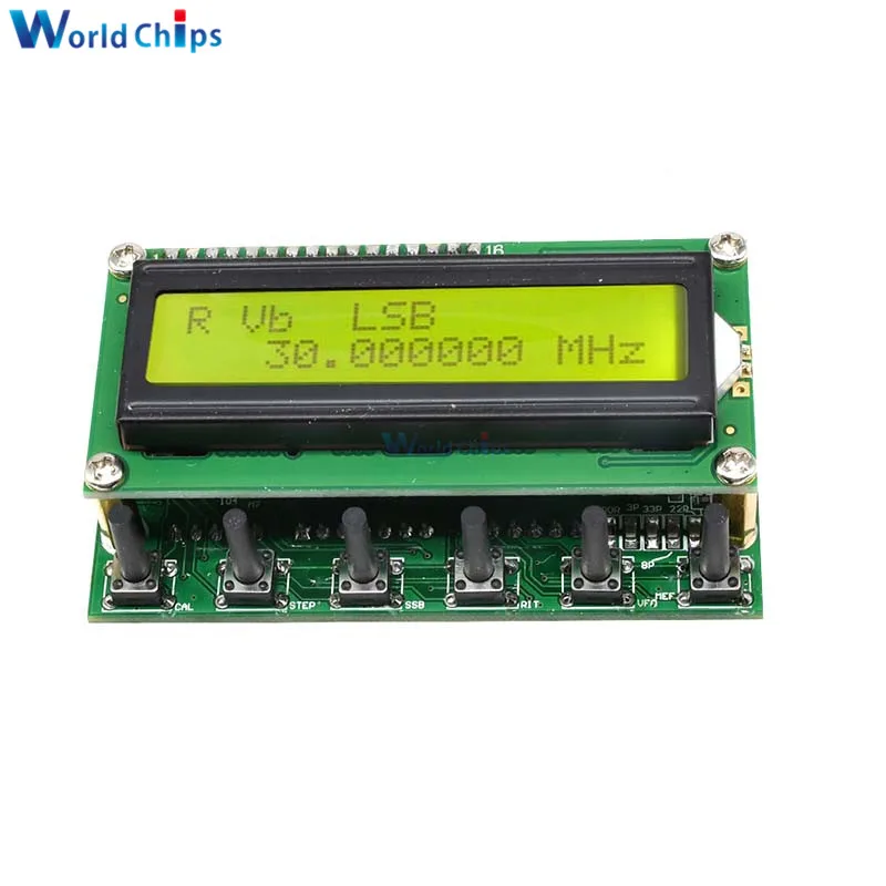 DDS Signal Generator Module 0-55MHz LCD Digital Display DDS Function Generator Frequency for HAM Radio VFO Wireless