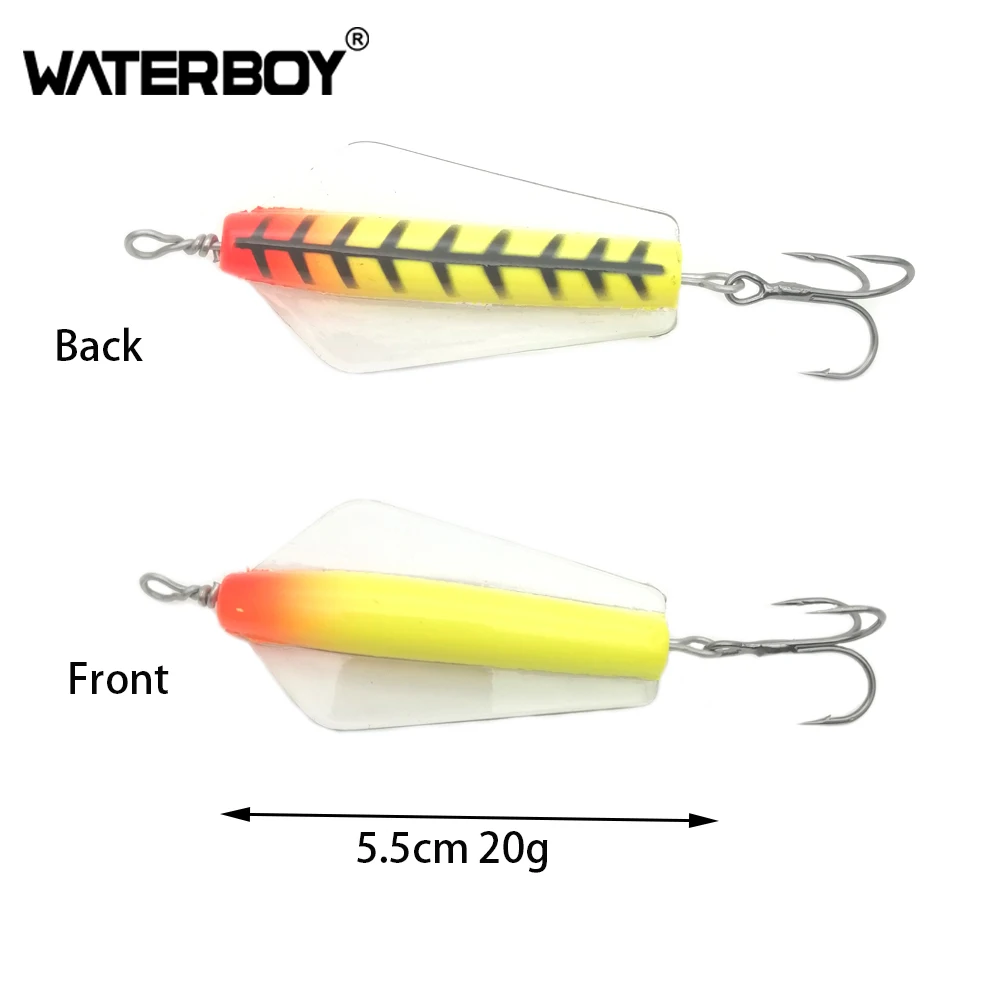 WATERBOY TW 5,5 cm 20g Teufel Angeln Locken VIB Kunststoff Salzwasser Süßwasser Canberra Mörder Tasmanian Salmon Pike Walleye Bass Köder – Detail 21