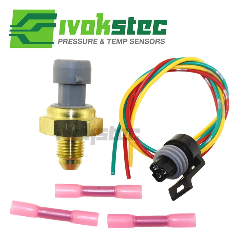 

1846480C2 Exhaust Back Pressure EBP Sensor For Navistar International MaxxForce DT 9 10 With Pigtail Connector Plug Kit