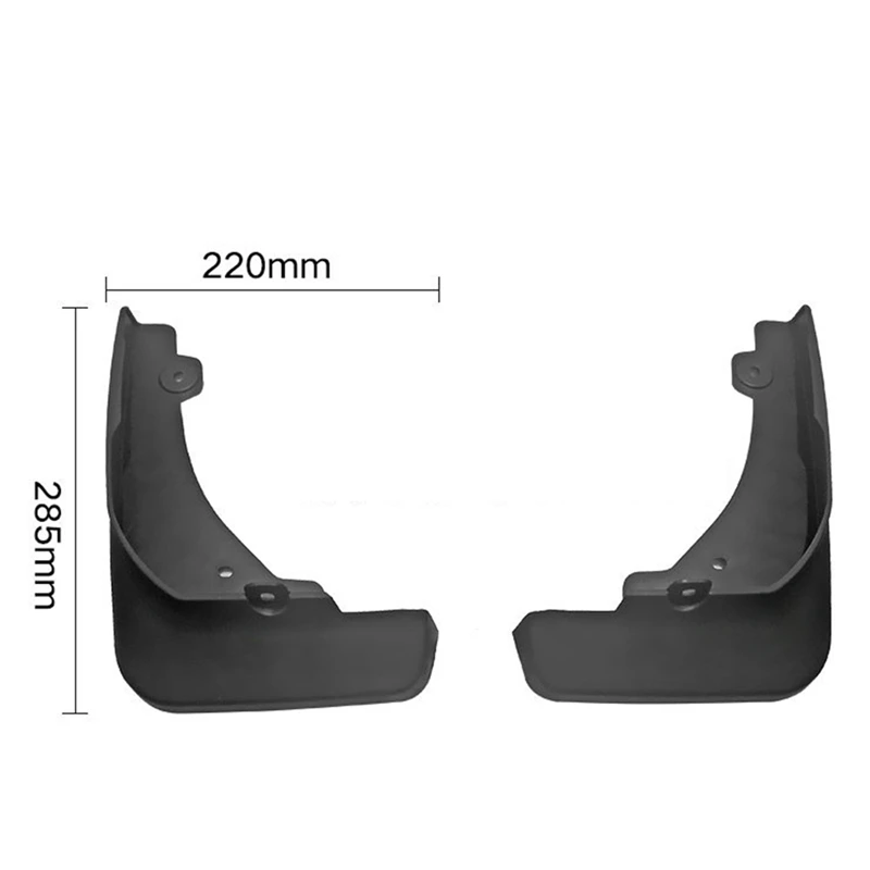 New4Pcs Car Mud Flaps Mudguards Splash Guards Fender for Toyota Corolla Cross 2020 2021 Car Decoration