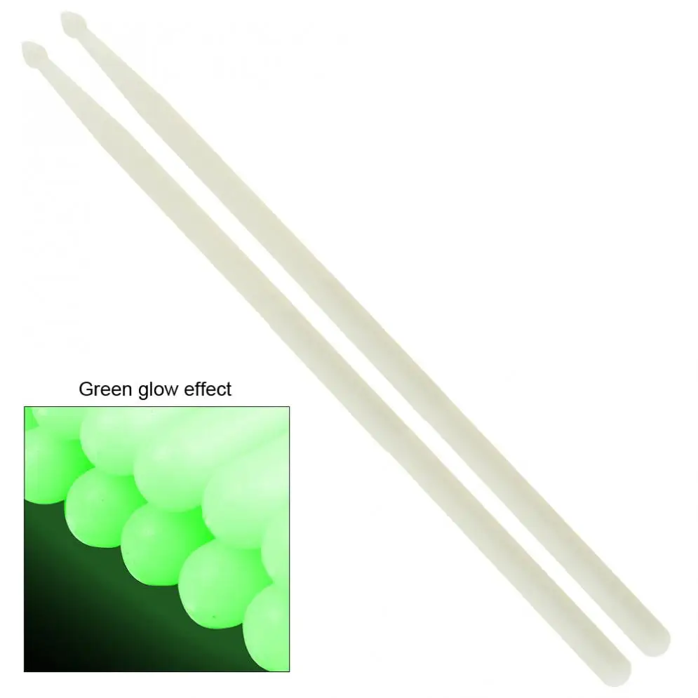 5A LED Noctilucent Drum Stick Glow in The Dark 4 Colors Changing Luminous Drum sticks Stage Performance Fluorescent Drumsticks