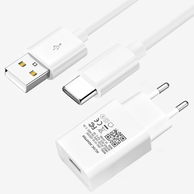 Type C  Charger Charging Cable For Samsung A42 F41 A30S M31S S20 S10 Huawei P Smart 2021 Redmi Note 9 5V 2A Wall Charger Adapter