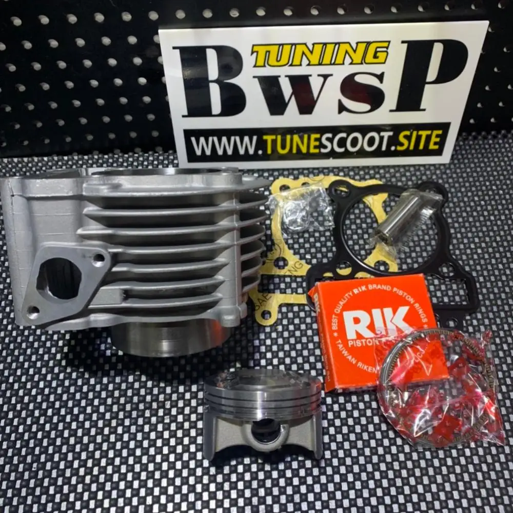 BWS125 Cylinder Kit 59-75mm 15P BWSP Big Bore ZUMA125 CYGNUS125 GTR125 RS100 MIO115 Racing Set With Forged Piston Tuning Bws 125