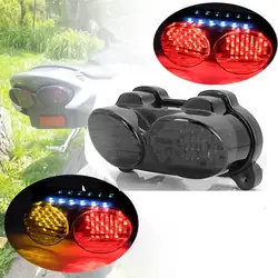 Smoke LED Tail Light Brake Light With Integrated Turn Signals Lamps For Kawasaki ZR7S ZX6R J1/J2 G1/G2 ZX900 ZX9R ZZR600