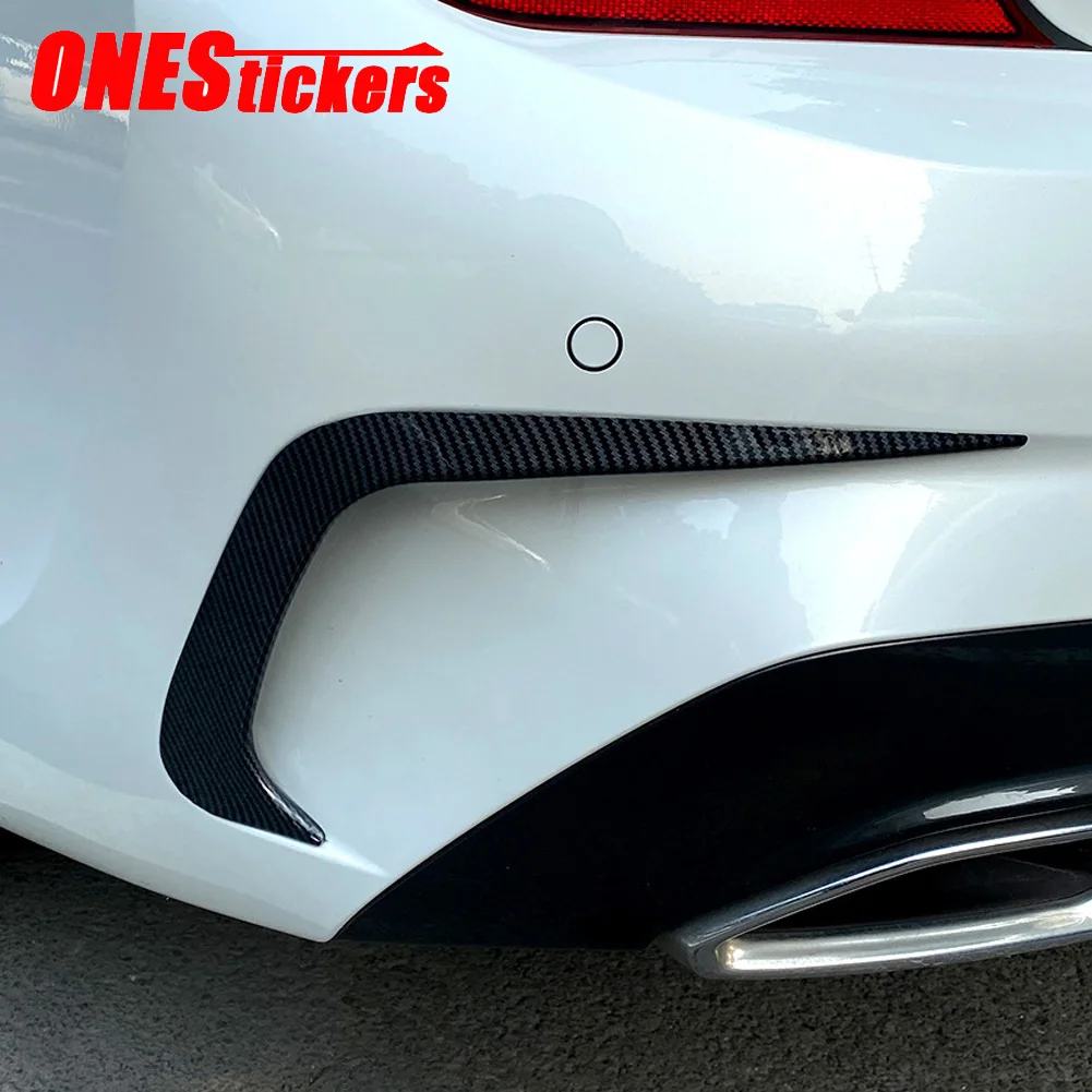 For BMW 3 Series G20 G28 318i 320i 325i 330i 2019 2020 2021 Car Accessories Rear Bumper Spoiler Side Wing Air Outlet Cover Trim