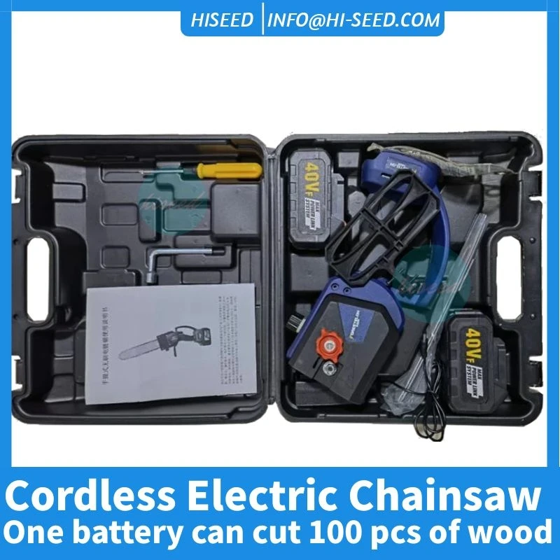 Cordless High-Power Electric Chain Saw Outdoor Wasteland Reclamation Lithium Battery Logging