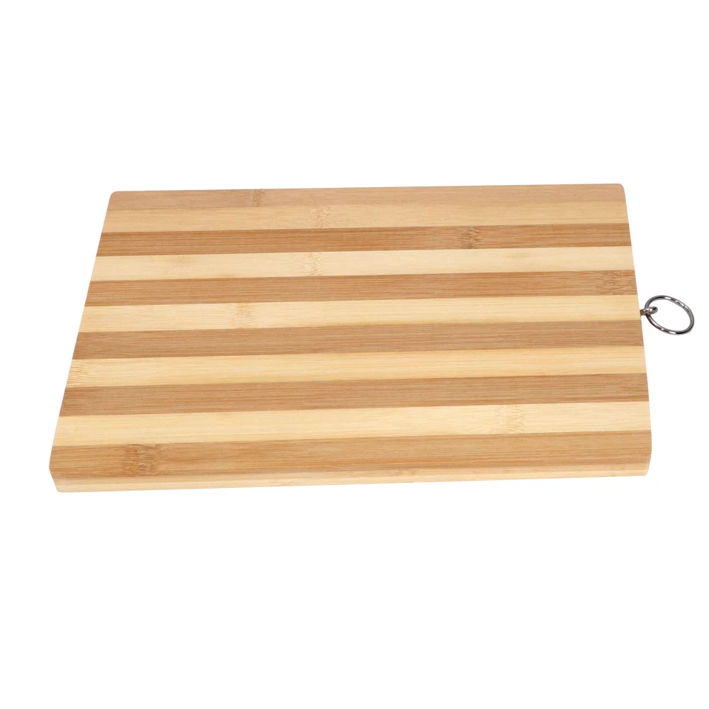 Jaswehome  Kitchen Chopping Board Bamboo Vegetable Fruits Cutting Board Outdoor Camping Rectangular double-sided service board