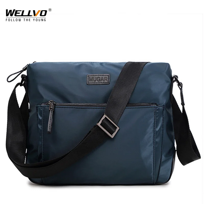 Bolso de hombro impermeable para hombre, bandolera Oxford de gran capacidad para ocio, negocios, oficina, informal, viaje, X28C