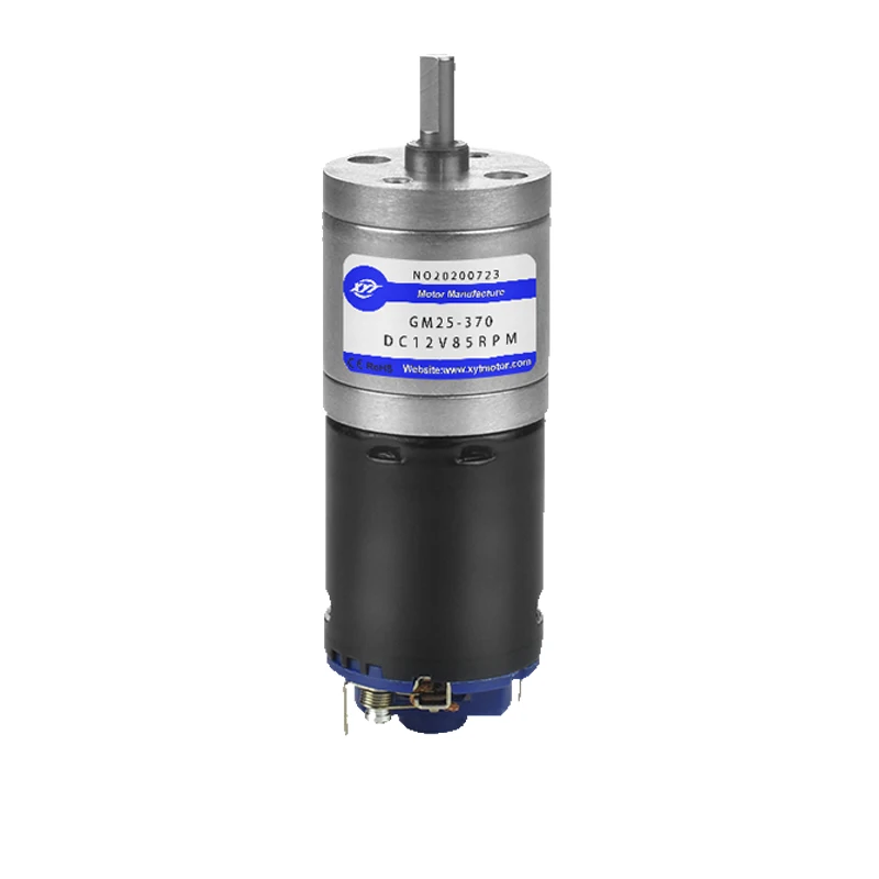25370 Micro DC Deceleration High Power Brush Motor High Torque Motor 12V 24V Small Speed Regulating Motor DC Electric Motor