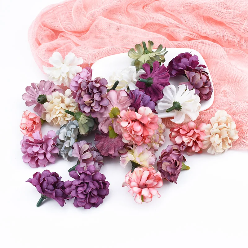 10/20 Stück Handarbeits-Großhandelsvasen für Heimdekoration, Hochzeits- und Brautaccessoires, Ausverkauf, DIY-Bastelarbeiten, Seiden-Kunstblumen – Detail 3