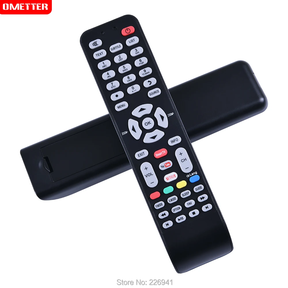 Cocok untuk TCL TV Remote Control Presbyopic Smart LCD LED