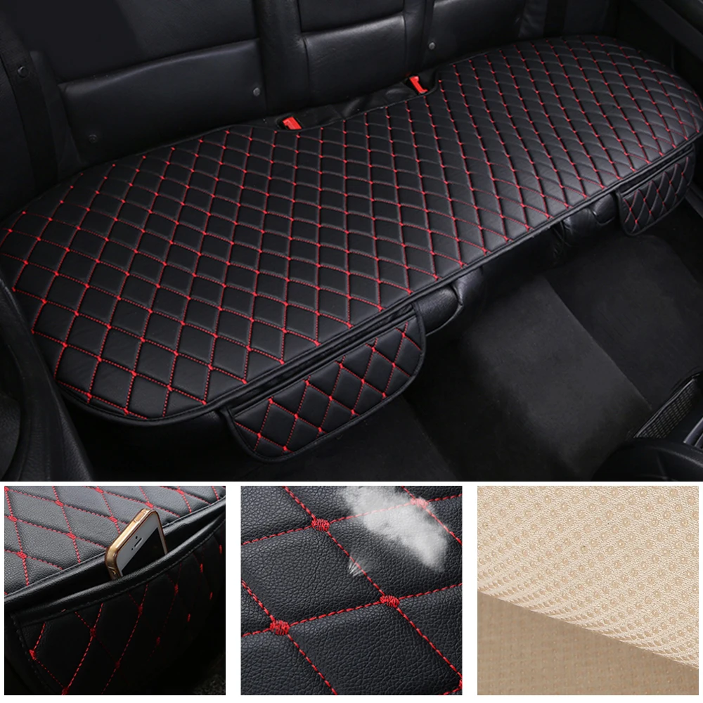 Leather Car Seat Cover For Volkswagen Golf Amarok Canyon Aventura Atlas Beetle Jetta Bora Polo CC Car Cushion Cover