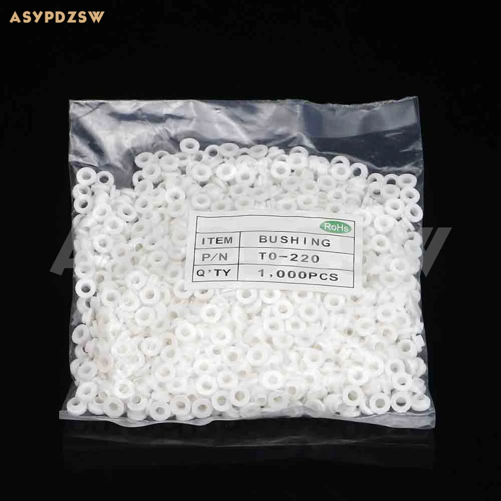 1000 PCS BUSHING TO-220 AMP Diode/Triode Insulation Particles M3 Insulation ring