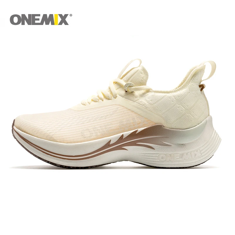 

ONEMIX 2023 New Carbon Plate Running Shoes Professional Stable Support Shock-relief Racing Ultra-light Rebound Sport Sneakers