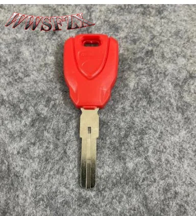 Motorcycle Black / Red Blank Key Uncut Blade Keys For Ducati Monster 696 796 795 899 959 1098 1199 1299 Multistrada MTS950