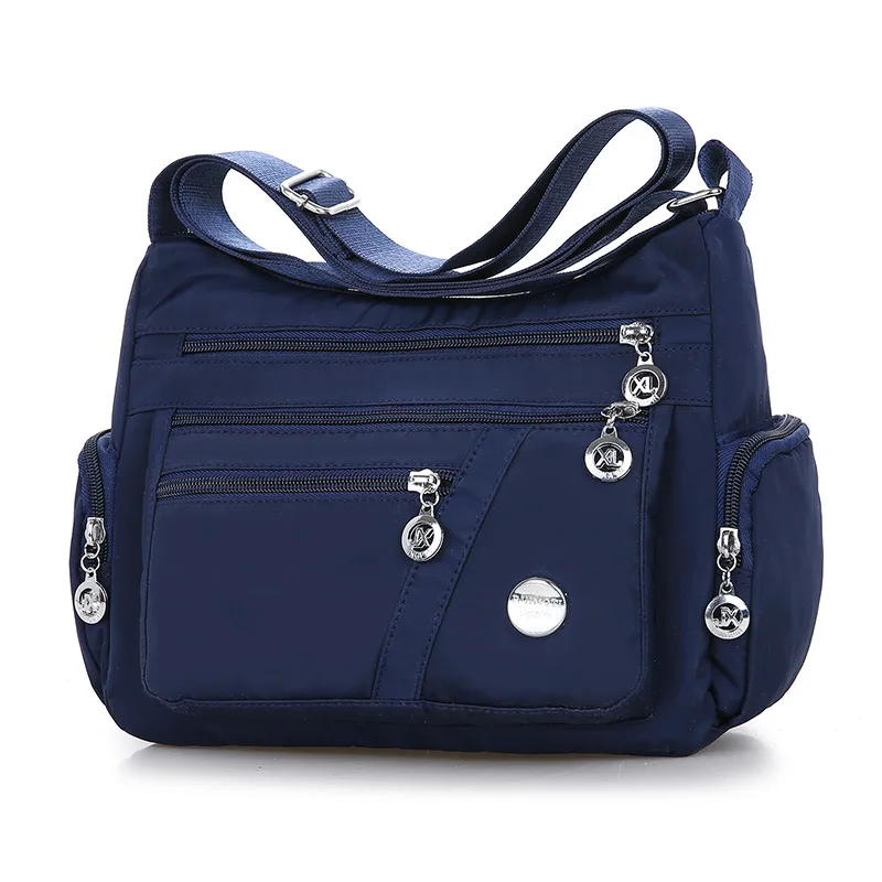 Casual Frauen Schulter Umhängetasche Oxford Wasserdichte Zipper Handtaschen Paket Weibliche Große Kapazität Reise Umhängetasche – Detail 6