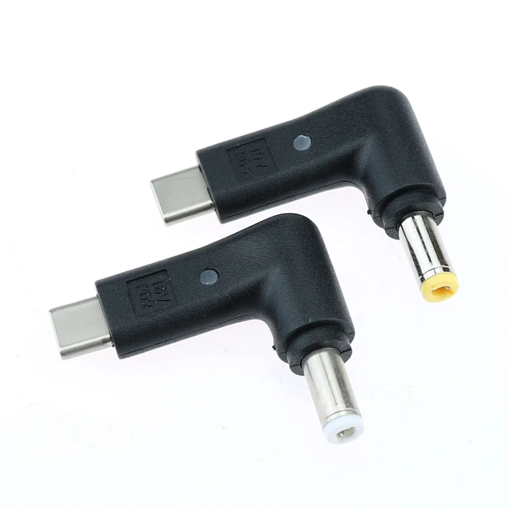 Cltgxdd DC Adapter Cắm Cổng USB Loại C Sang DC 5.5*2.5Mm PD Bộ Chuyển Đổi Có Đèn LED Cho lenovo Asus Laptop Toshiba Notebook