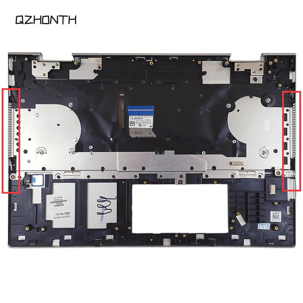 Imagem -02 - Estojo Superior com Teclado Retroiluminado para hp Envy Novo Palmrest X360 15-dr 15m-dr 15m-dr0012dx L53815001 L56975-001