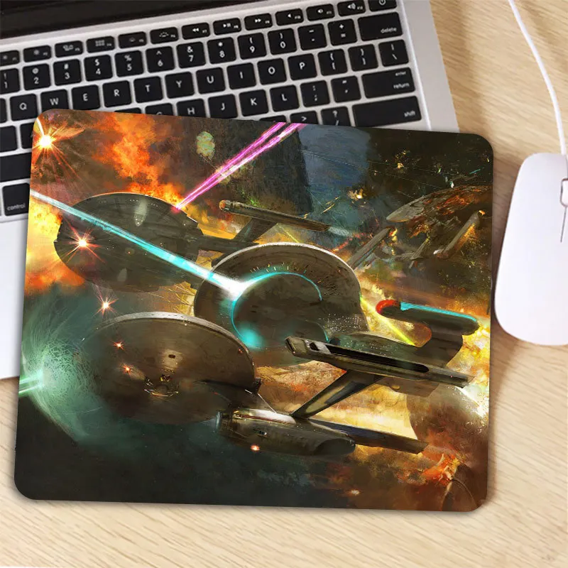 

Star Trek Mouse Pad Small Size Rectangular Washable Suitable Mousepad for Home Desktop Computer Office Laptop Mice Mat