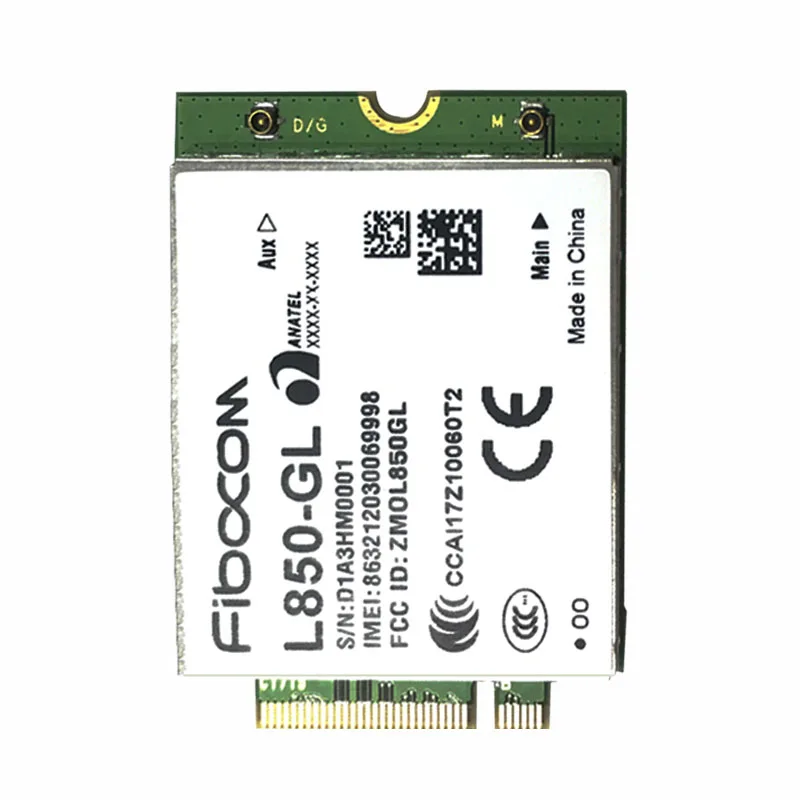 Fibocom L850-GL Volledige Netcom 4G Draadloze Module Downlink 450Mbps Unicom 3G/4G Mobiele 4G telecom