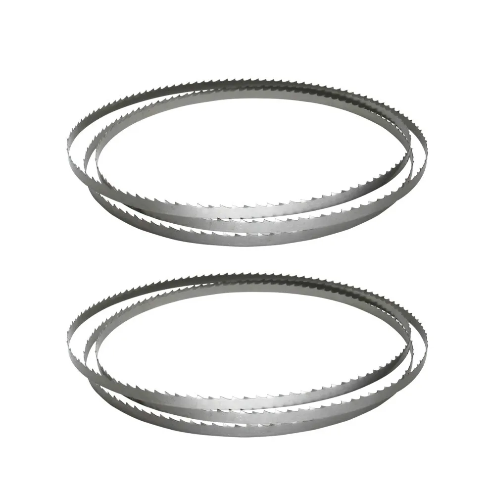 Livter-hojas de sierra de banda para madera, herramientas de carpintería para corte de madera TPI 6 10 15, 1400x6,35mm x 0,35, 2 unidades