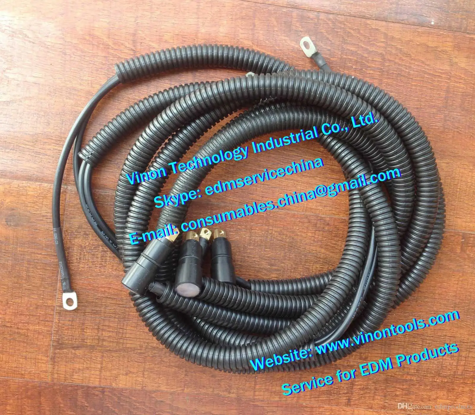 

edm Lower Power Supply Cable L=950mm 135000217, EDM Twincable lower head 135.000.217 edm Power Cable L=950mm 24.54.134 for ROBOF