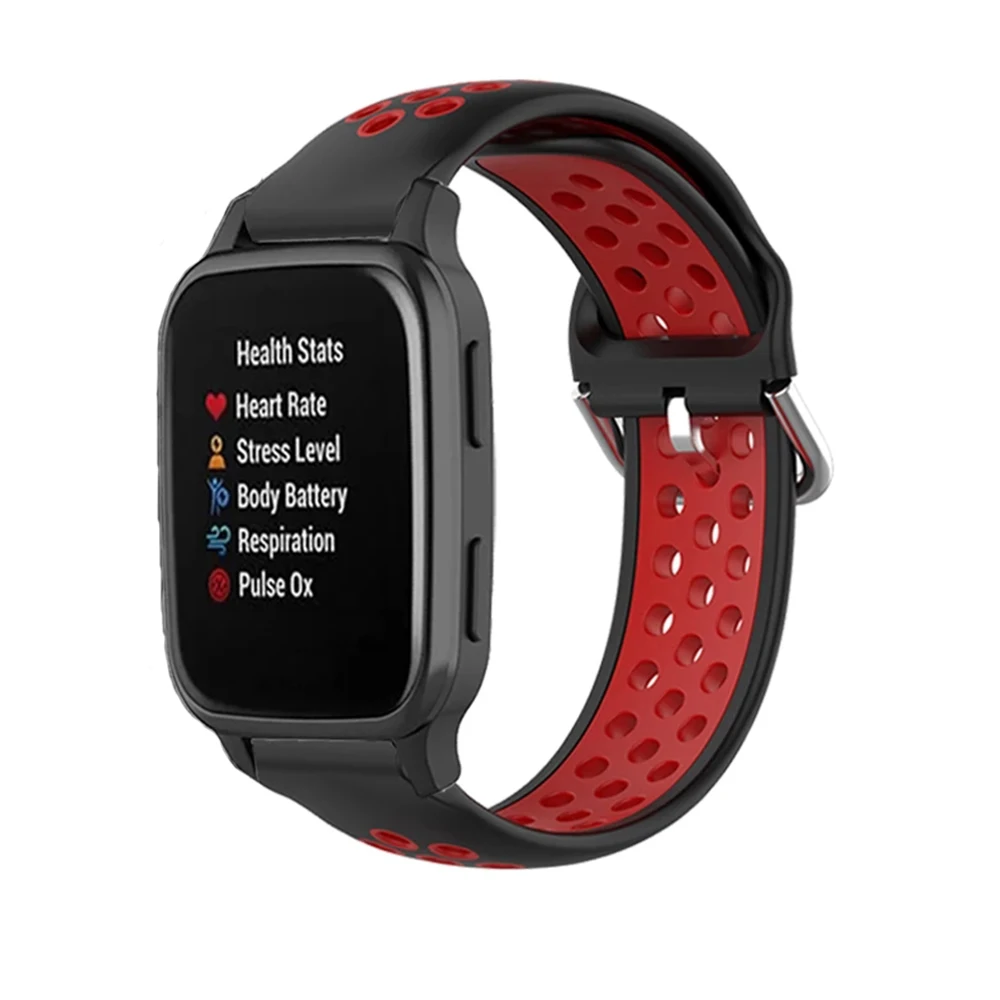 Silicone Strap For Xiaomi Huami Amazfit GTS 2 2e/GTS 2 Mini/Bip Lite/Pop Pro Replacement Watchband For Garmin Venu SQ