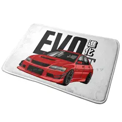 Lancer Evo 7 8 9 Red Entrance Door Mat Bath Mat Rug Death Stranding Cat Standing Ps4 Hideo Kojima Kitty Kitten Funny Parody