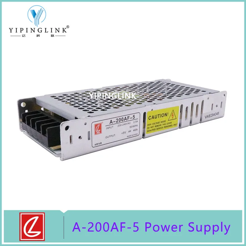 CZCL power supply A-200AF-5 LED display 200W power 200-240V AC input 5V 40A output P10 P3 P2.5 P4 P5 P6 P8 LED power switching