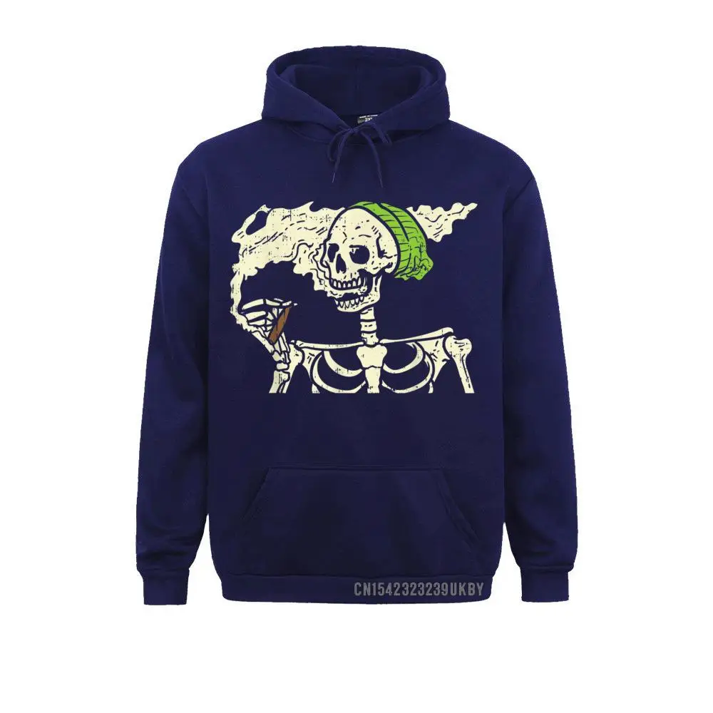 Printed Hoodies Fitted Sportswears Women Sweatshirts Smoking Skeleton Joint Funny Weed Pot 420 Cannabis Halloween Hoody