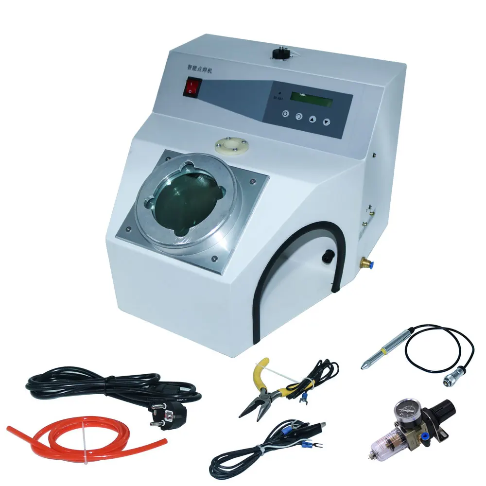 High-Power Smart Spot Welder with Mirror 0.6-2.5mm Jewelry Welding Pulse Tool Dental Dentistry