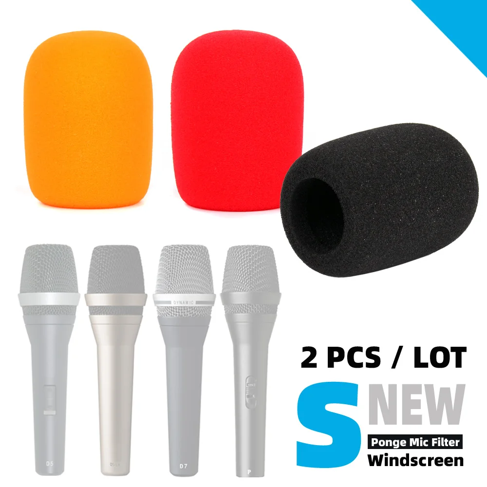 For AKG D5 D7 P3 P5 D P 3 5 7 S CS i Microphone Windshield Cover Sponge Windproof Mic Foam Anti Pop Filter Windscreen Shield