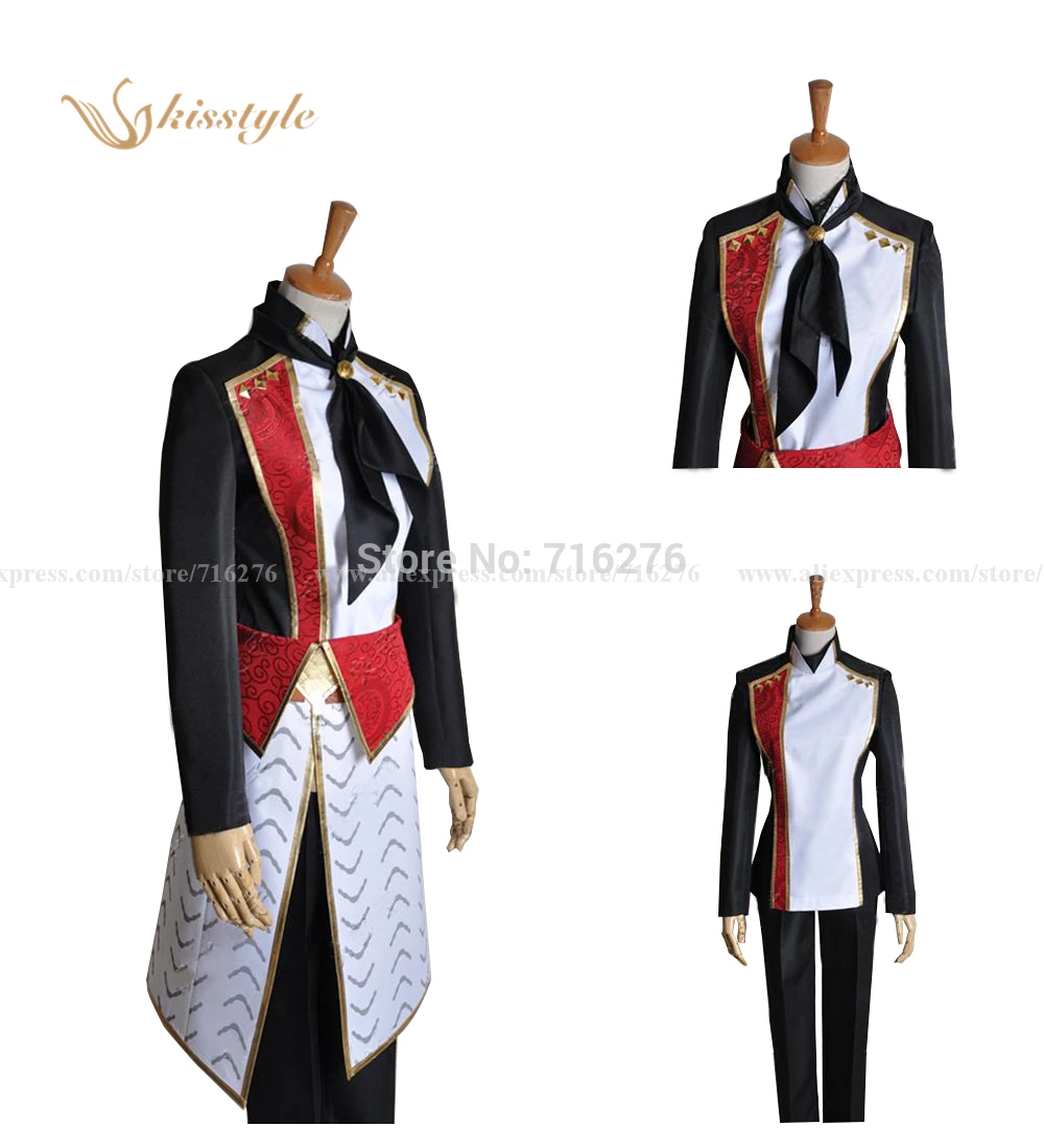 Kisstyle Fashion Anime Amnesia SHIN KENT Work Clothes Uniform Cosplay Costume Custom-Made