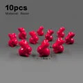 10 piezas Conejo Rojo