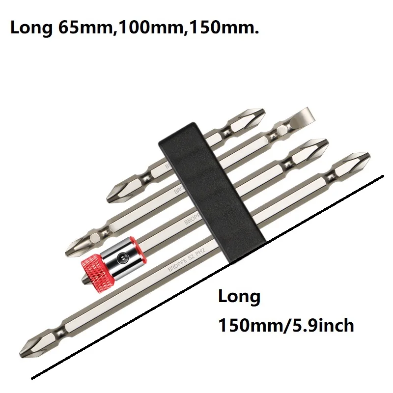 

New 1/4'' 6.35mm Magnetizer Positioning Ring With 10pcs Screwdriver bit For Hex Shank Electric Screwdriver