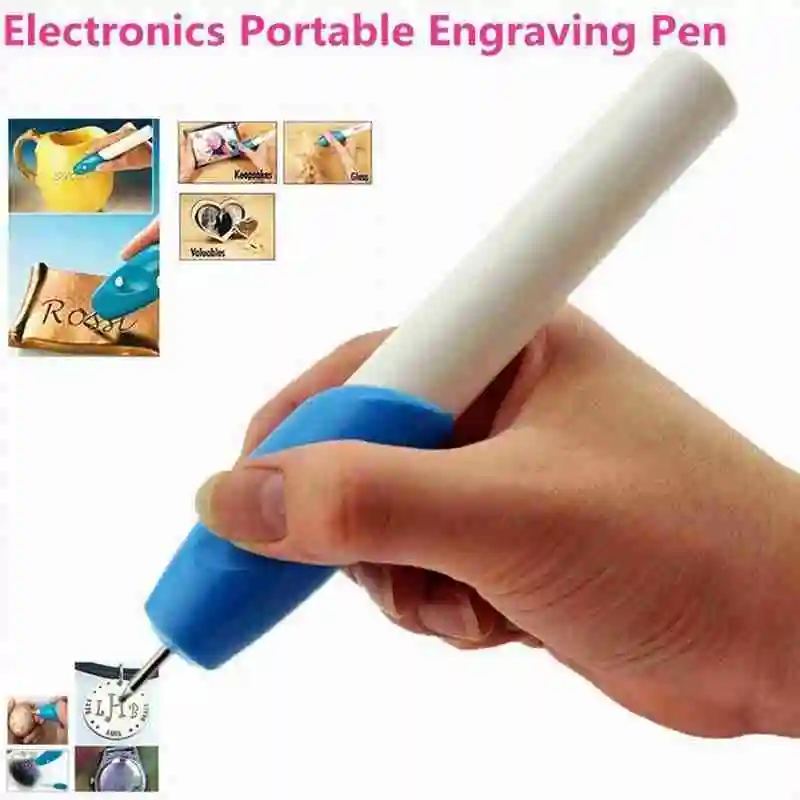 Electric Mini Engraving Pen Machine Chisel Word Marker Tool Plotter Carving Cutting Engraver Metal Leather Corrode Glass Pl A3H8