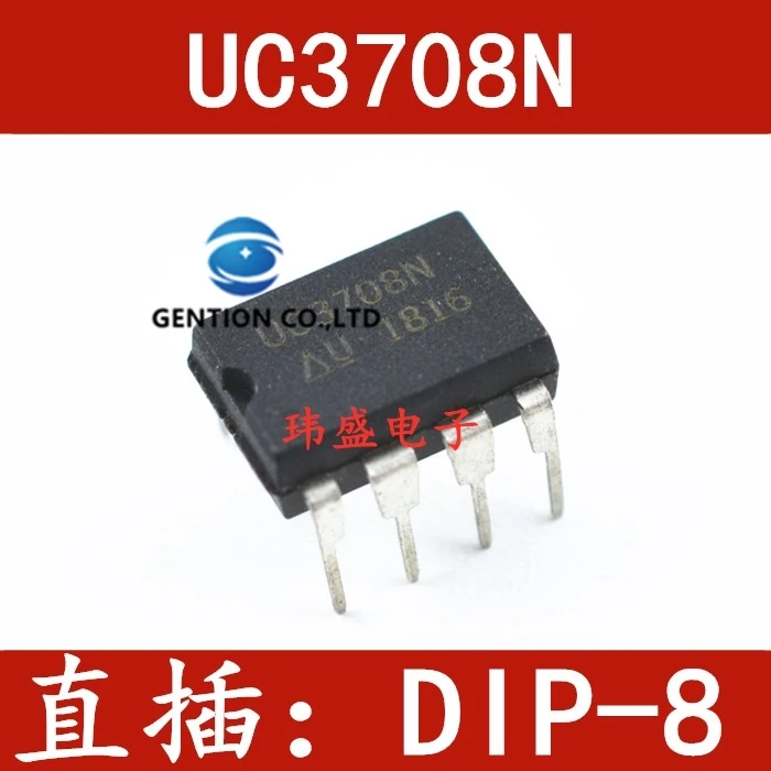 10PCS UC3708 UC3708N Gate Drive IC Plug-In DIP8ฟุตสต็อก100% ใหม่และต้นฉบับ