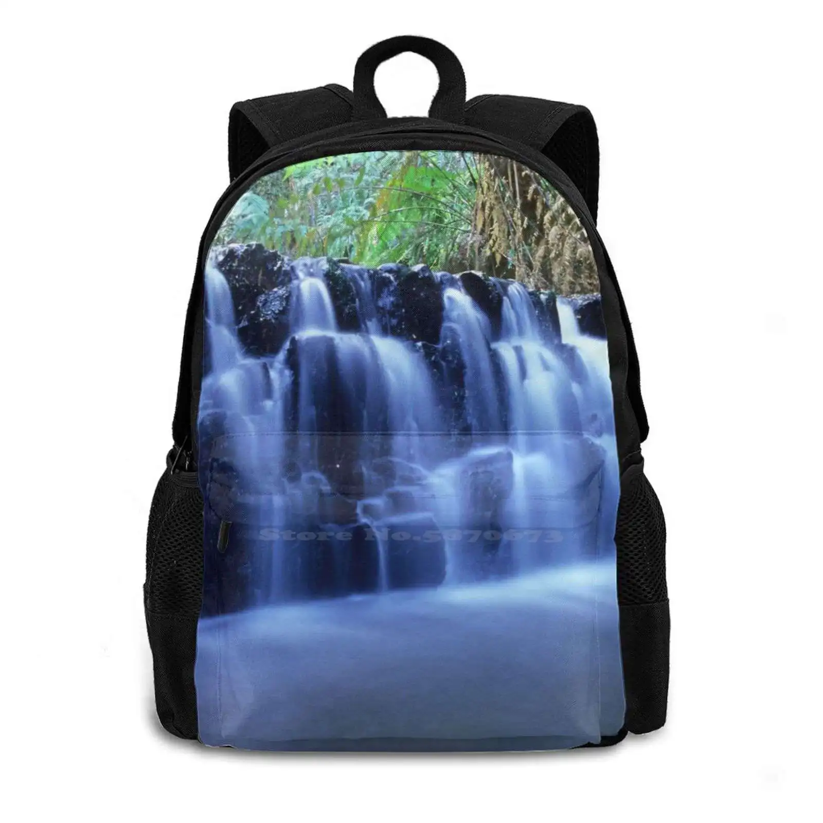 Monomeith Cascade Hot Sale Schoolbag Backpack Fashion Bags Waterfall Australia Cascade Victoria Otways Travis Monomeith 2H 1H