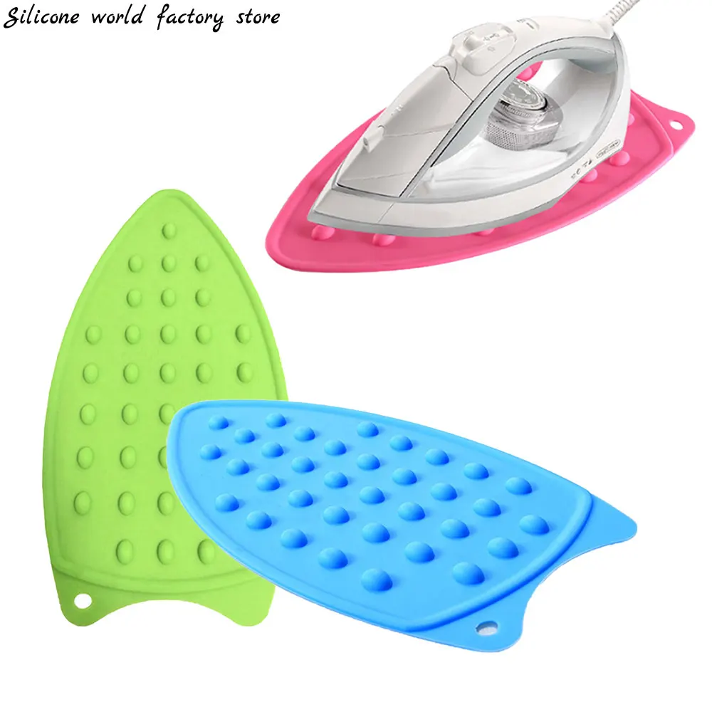 Silicone world Silicone heat insulation pad Ironing Blanket Non-slip Heat-resistant Dotted Iron Rest Pads Ironing Board Pad