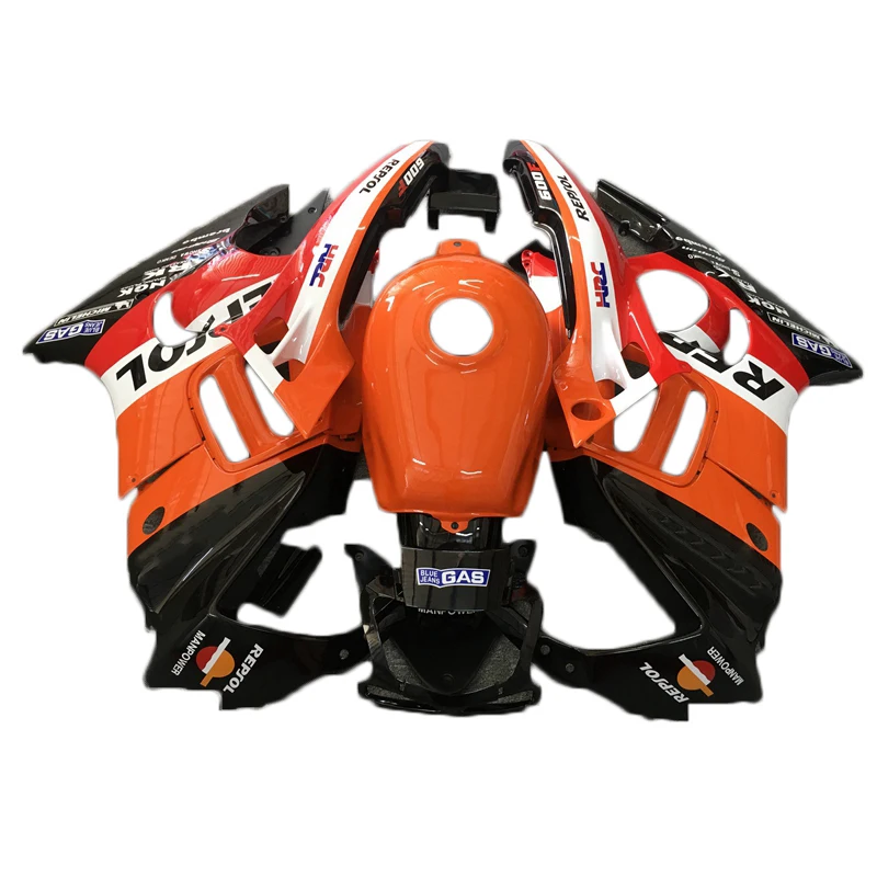 

Free Custom Motorcycle Fairing kits for Honda CBR600 F3 1995 1996 orange black plastic racing fairings set cbr600 f3 95 96 SX51