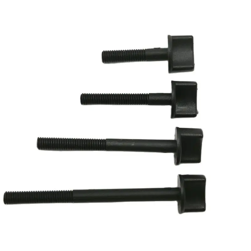 Tornillos de pulgar de plástico de nailon roscado métrico M6, 10 piezas