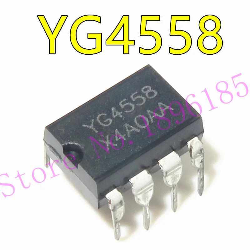 

1 шт./лот YG4558 YG 4558 DIP-8 в наличии Двойной рабочий усилитель