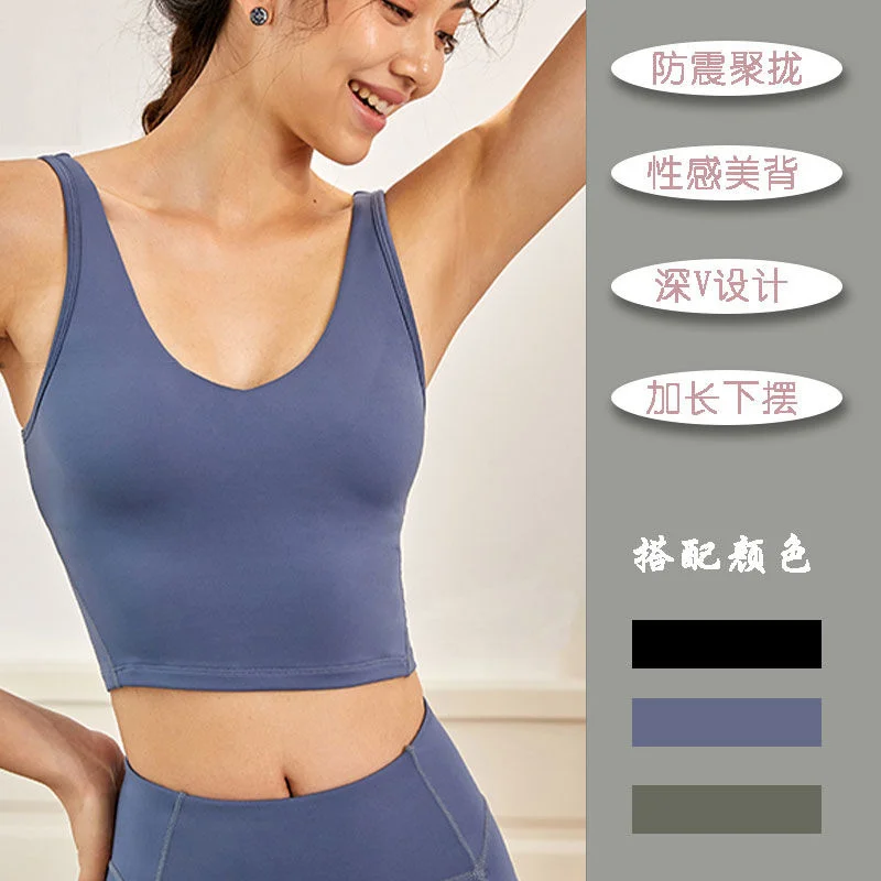 

Yoga Fitness Tank Top New Sports Underwear Women Autumn Winter Crop Top Roupas Femininas