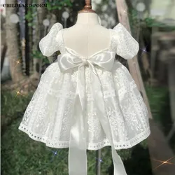 1st First Birthday Party Baby Girls Dress Lace Princess Kids Dresses For Girls Wedding Party Girls Ball Gown Baby Baptism dress