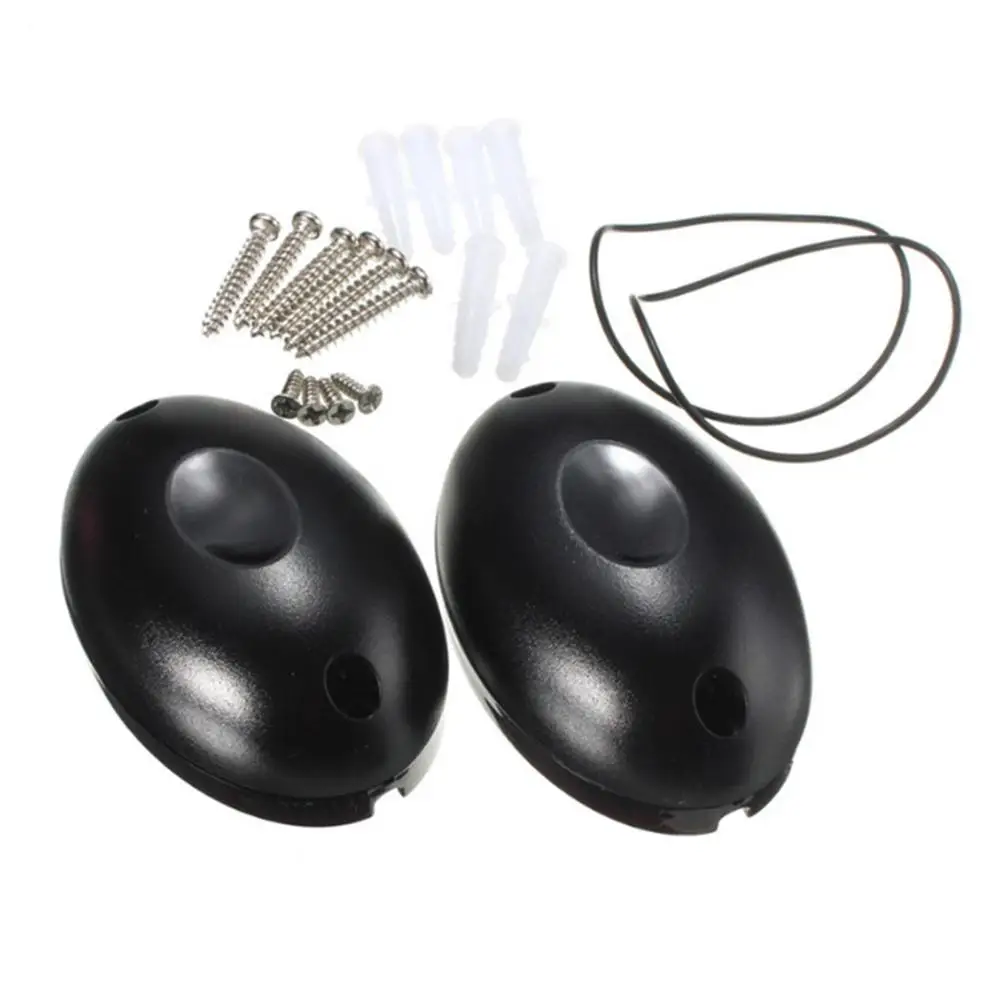 Detector infrarrojo fotoeléctrico negro, alarma de haz único, Sensor infrarrojo como sistema de seguridad para puerta de casa