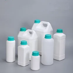 1PCS Empty Round Plastic Bottle with Lid Food Grade Storage Container Good Sealing Lotion Liquid Containers