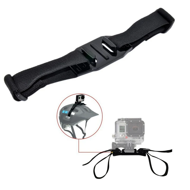 Helmet Mount Strap Head Belt Adapter Mount For Gopro HD Hero 9 8 7 6 5 4 3+ 3 Sport Action Camera Accessories SOOCOO