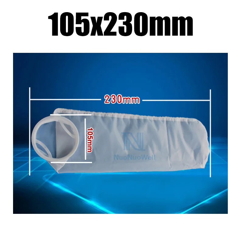 2x 100/200/300 Mesh Micro Nylon(NMO)Filter Bags Fish Aquarium Marine Sump Felt Pre Filter Sock Bag Corrosion Resistance